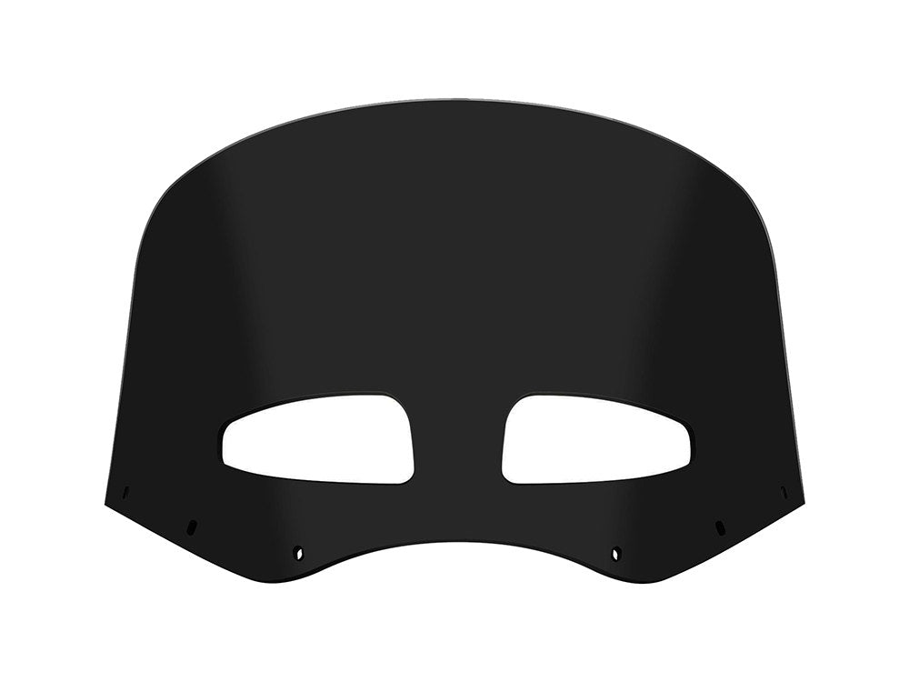 Vented Road Warrior Windshield - 11in. Dark Black Smoke