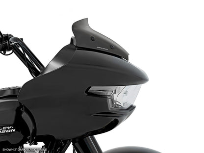 2in. Spoiler Windshield - Dark Smoke. Fits CVO Road Glide 2023up & Road Glide 2024up