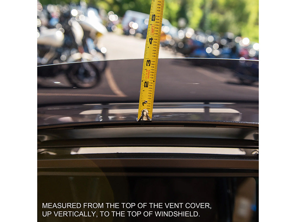 4in. Spoiler Windshield - Dark Smoke. Fits CVO Road Glide 2023up & Road Glide 2024up
