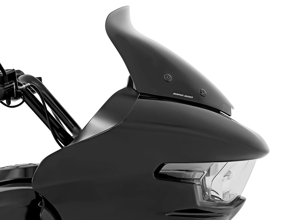 6in. Spoiler Windshield - Dark Smoke. Fits CVO Road Glide 2023up & Road Glide 2024up