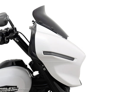 4in. Spoiler Windshield - Dark Smoke. Fits CVO Street Glide 2023up & Street Glide 2024up