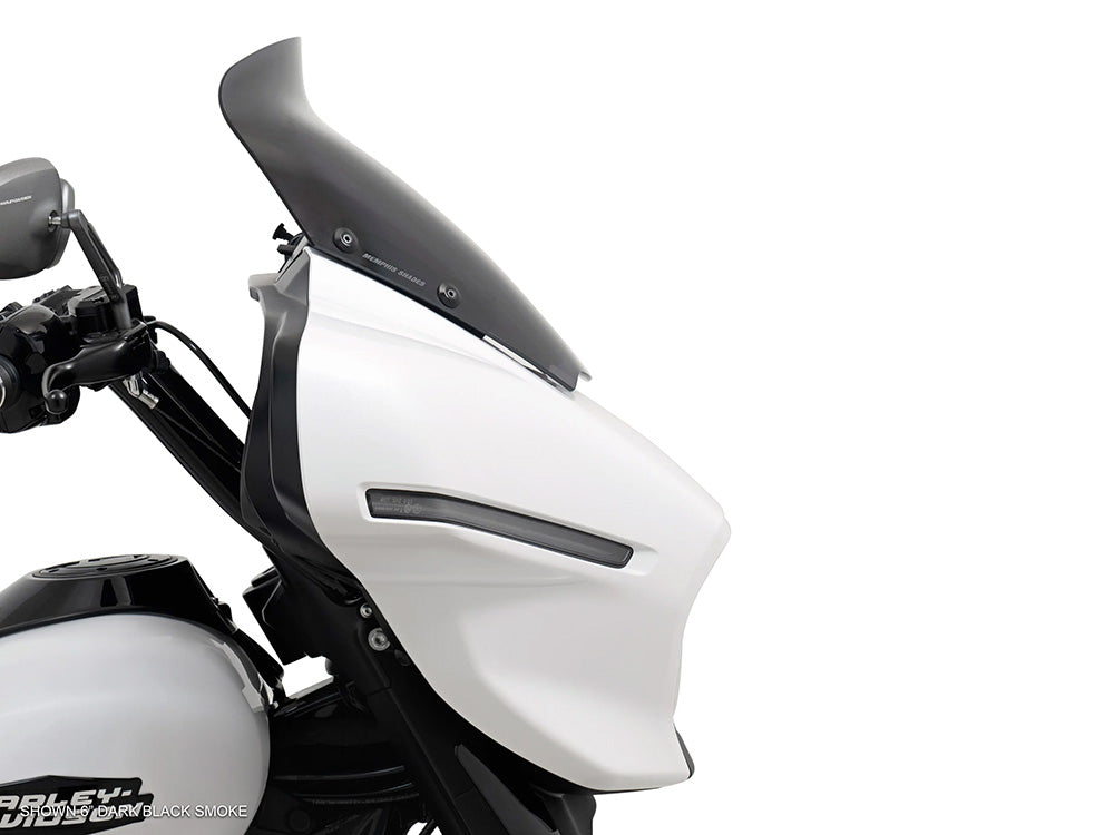 6in. Spoiler Windshield - Dark Smoke. Fits CVO Street Glide 2023up & Street Glide 2024up