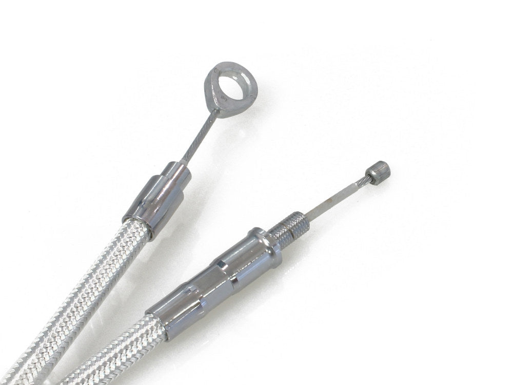 69in. Clutch Cable - Sterling Chromite. Fits 5Spd Big Twin 1987-2006
