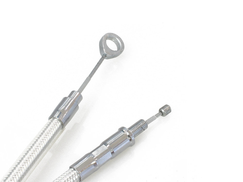 61in. Clutch Cable - Sterling Chromite. Fits 5Spd Big Twin 1987-2006