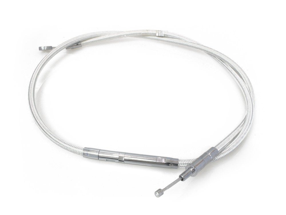 58in. Clutch Cable - Sterling Chromite. Fits 5Spd Big Twin 1987-2006