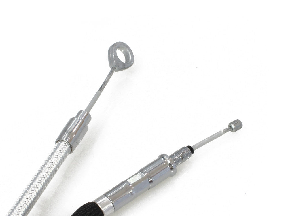 67in. Clutch Cable - Sterling Chromite. Fits Touring 2008-2016 and 2021-2024.