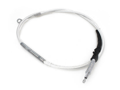 57in. Clutch Cable - Sterling Chromite. Fits Softail 2007-2024 & Dyna 2006-2017.