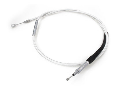 79in. Clutch Cable - Sterling Chromite. Fits Softail 2007-2024 & Dyna 2006-2017.