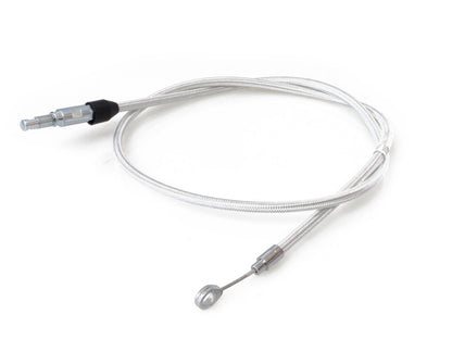 56in. Quick Connect Upper Clutch Cable - Sterling Chromite. Fits Softail 2018-2024 & Most Touring 2021-2024