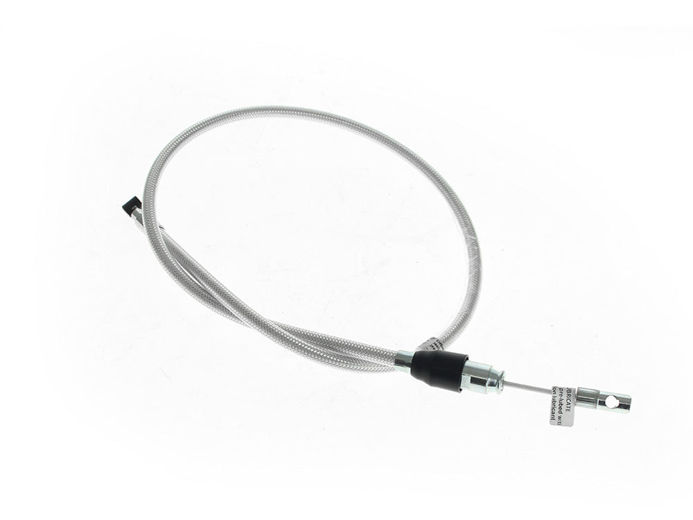 35in. Quick Connect Upper Clutch Cable - Sterling Chromite. Fits Softail 2025up