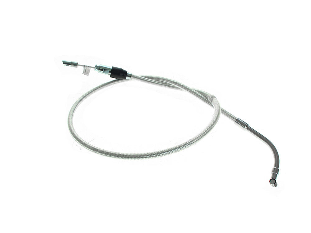 39in. Quick Connect Upper Clutch Cable - Sterling Chromite. Fits Road Glide 2024up