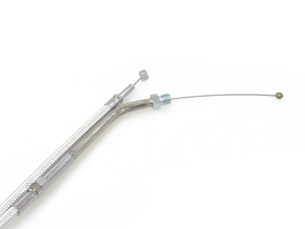 38-1/2in. Throttle Cable - Sterling Chromite. Fits Big Twin 1981-1988.