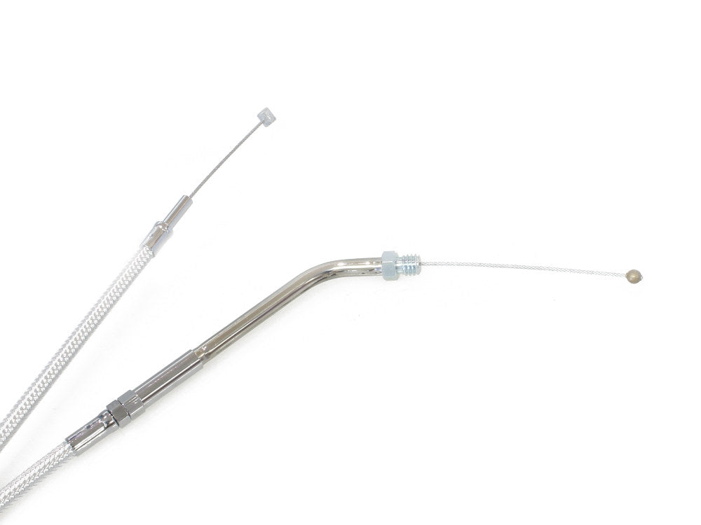 36in. Throttle Cable - Sterling Chromite. Fits Sportster 1988-1995.