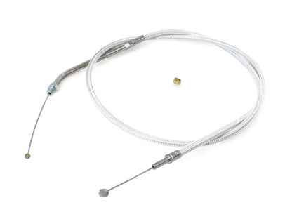 36in. Throttle Cable - Sterling Chromite. Fits Sportster 1988-1995.