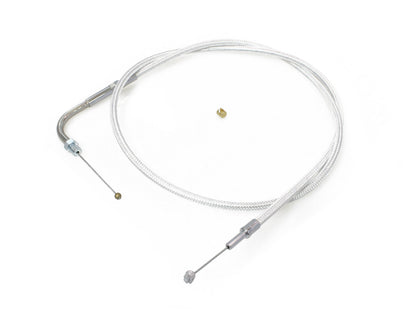 42-1/2in. Throttle Cable - Sterling Chromite. Fits Big Twin 1981-1988.