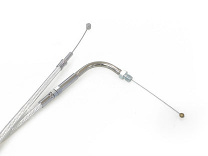 32-1/2in. Throttle Cable - Sterling Chromite. Fits Big Twin 1990-1995.