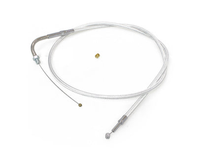 41-1/2in. Throttle Cable - Sterling Chromite. Fits Big Twin 1990-1995.