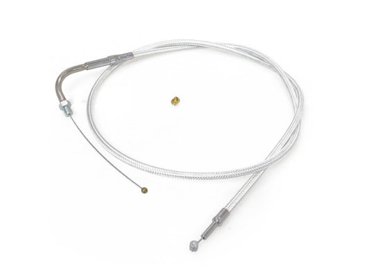 41-1/2in. Throttle Cable - Sterling Chromite. Fits Big Twin 1990-1995.