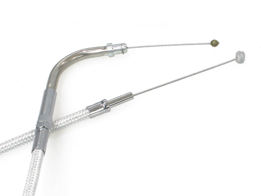 49-1/2in. Throttle Cable - Sterling Chromite. Fits Big Twin 1996-2017.