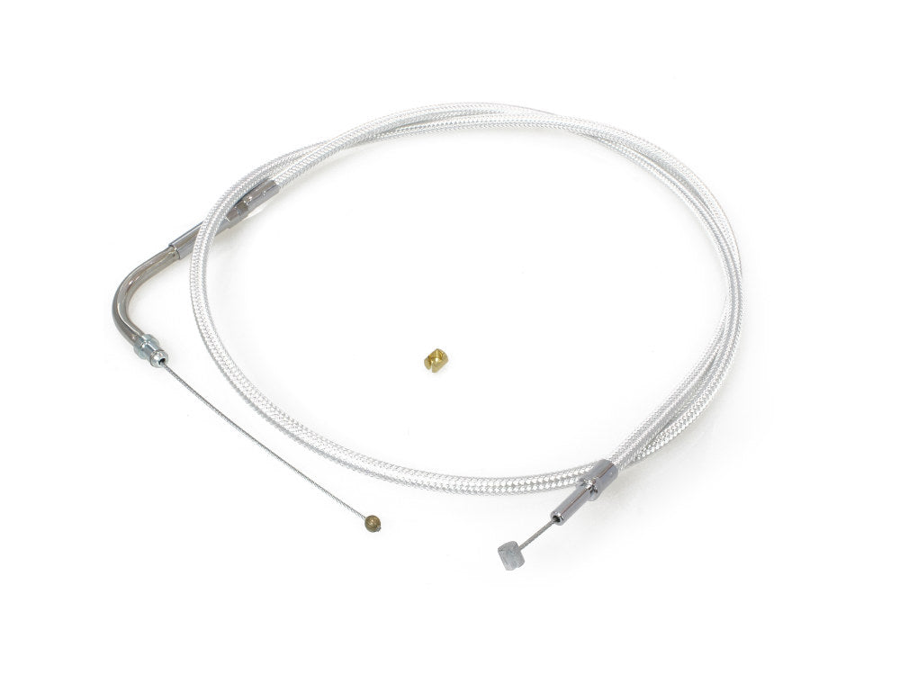 47-1/2in. Throttle Cable - Sterling Chromite. Fits Big Twin 1996-2017.