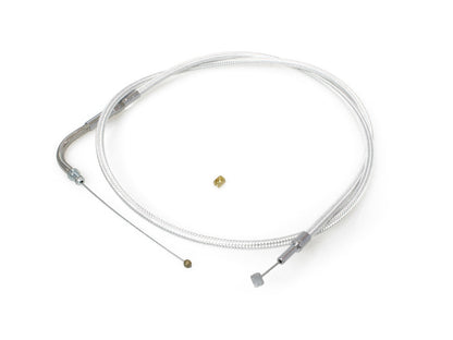47-1/2in. Throttle Cable - Sterling Chromite. Fits Big Twin 1996-2017.