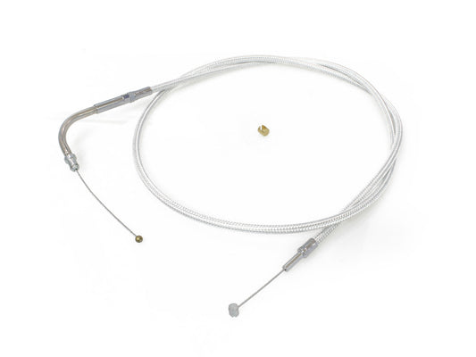 42-1/2in. Throttle Cable - Sterling Chromite. Fits Big Twin 1996-2001 with Magnetti Marelli EFI