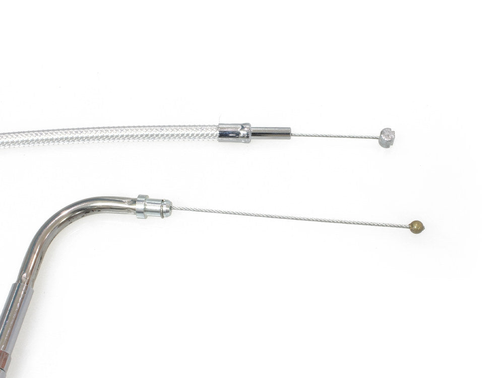 36-3/4in. Throttle Cable - Sterling Chromite. Fits Big Twin 1996-2017.