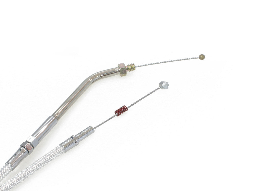 36in. Idle Cable - Sterling Chromite. Fits Sportster 1988-1995.