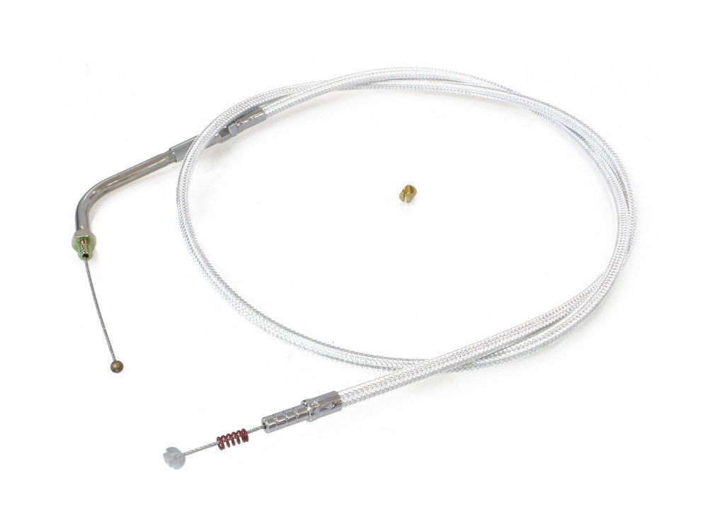 42-1/2in. Idle Cable - Sterling Chromite. Fits Big Twin 1981-1988.