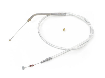 32-3/4in. Idle Cable - Sterling Chromite. Fits Sportster 1996-2006.