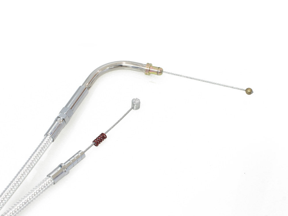 42-1/2in. Idle Cable - Sterling Chromite. Fits Big Twin 1996-2017.