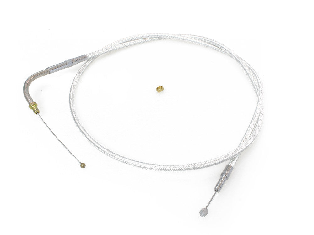 42-1/2in. Idle Cable - Sterling Chromite. Fits Big Twin 1996-2001 with Magnetti Marelli EFI