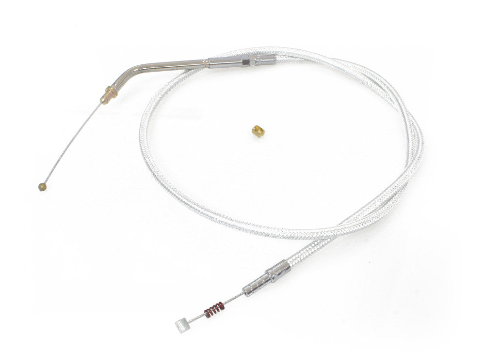 30in. Idle Cable - Sterling Chromite. Fits Sportster 2007-2021.