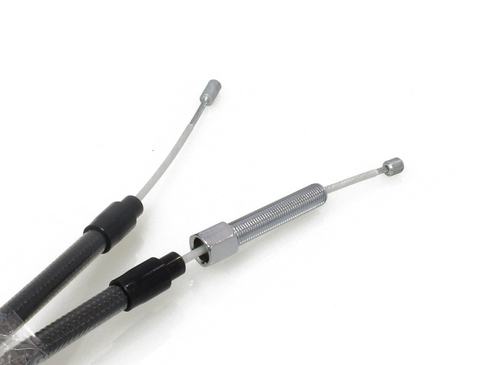 52in. Clutch Cable - Black Pearl. Fits 4Spd Big Twin 1968-1986