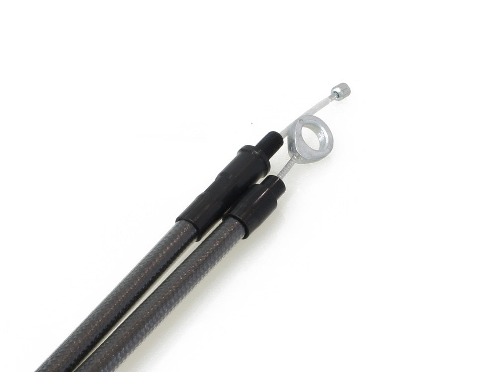 77in. Clutch Cable - Black Pearl. Fits 5Spd Big Twin 1987-2006