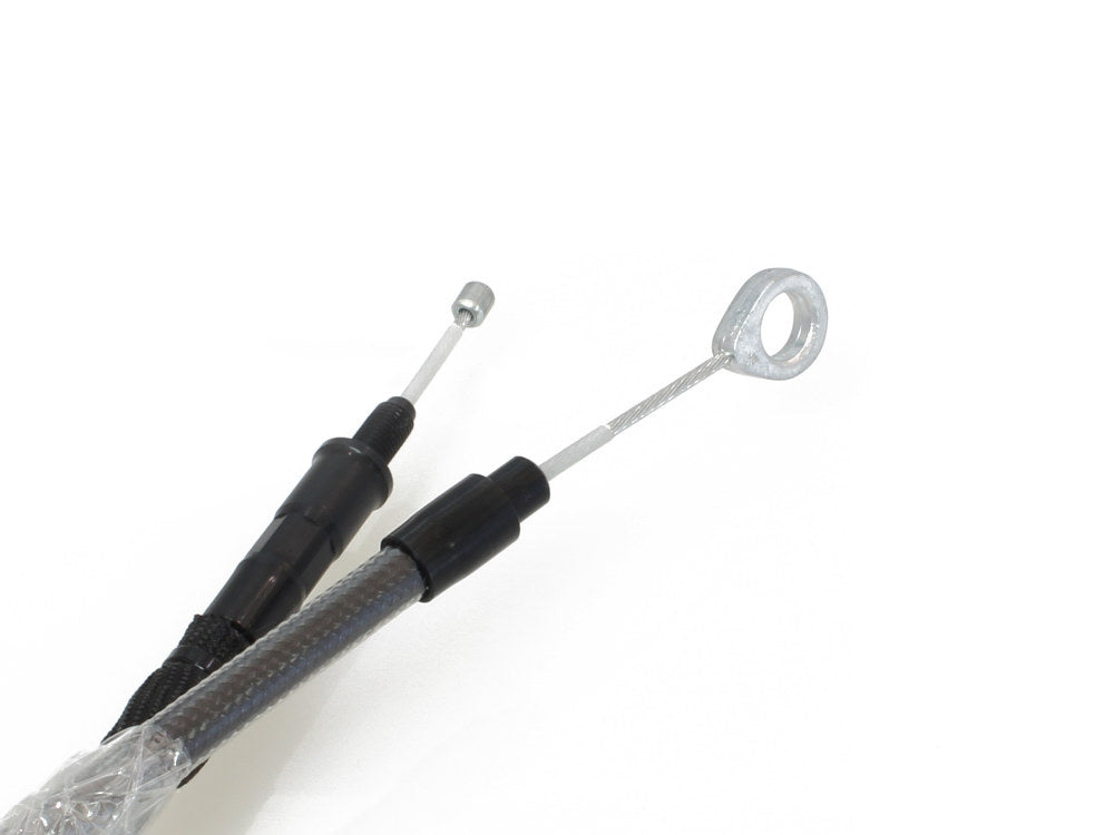 81in. Clutch Cable - Black Pearl. Fits Softail 2007-2024 & Dyna 2006-2017.