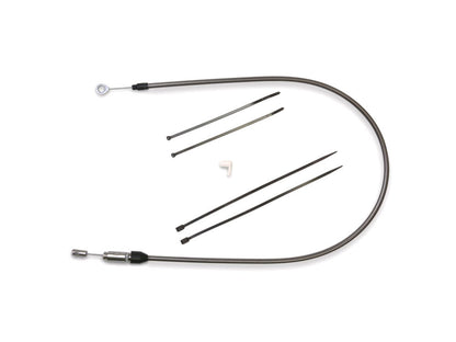 44in. Quick Connect Upper Clutch Cable - Black Pearl. Fits Softail 2018-2024 & Most Touring 2021-2024