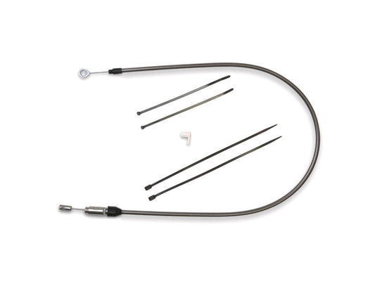 46in. Quick Connect Upper Clutch Cable - Black Pearl. Fits Softail 2018-2024 & Most Touring 2021-2024