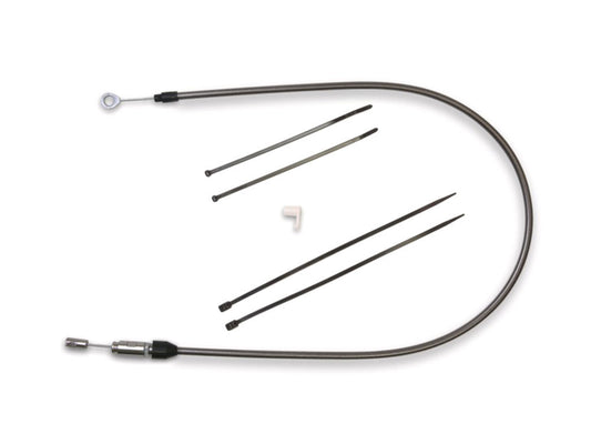 56in. Quick Connect Upper Clutch Cable - Black Pearl. Fits Softail 2018-2024 & Most Touring 2021-2024