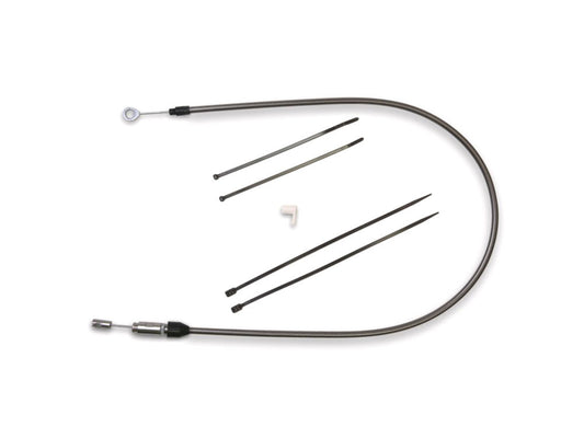 38in. Quick Connect Upper Clutch Cable - Black Pearl. Fits Softail 2018-2024