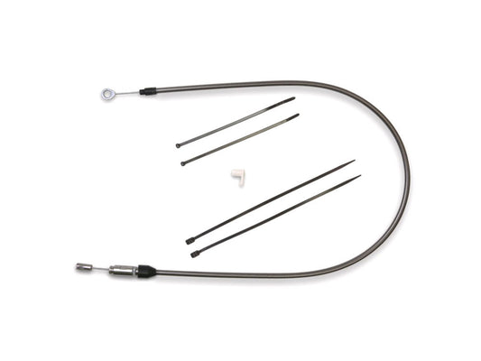 42in. Quick Connect Upper Clutch Cable - Black Pearl. Fits Softail 2018-2024 & Most Touring 2021-2024