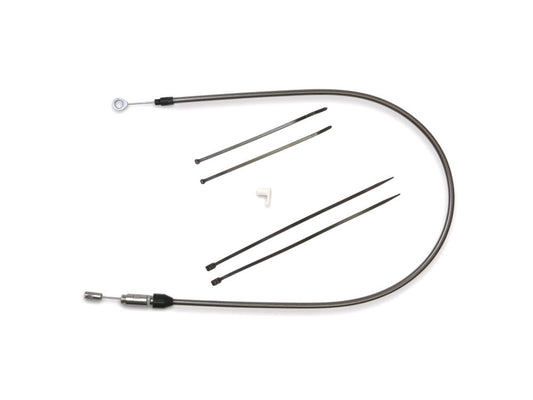 34in. Quick Connect Upper Clutch Cable - Black Pearl. Fits Softail 2018-2024