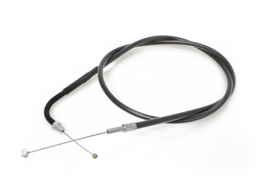 30in. Throttle Cable - Black Pearl. Fits Big Twin 1990-1995.
