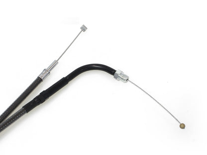 34-1/2in. Throttle Cable - Black Pearl. Fits Big Twin 1990-1995.