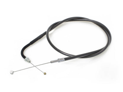 34-1/2in. Throttle Cable - Black Pearl. Fits Big Twin 1990-1995.