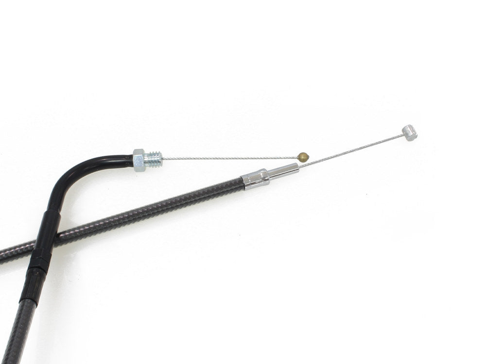 38-1/2in. Throttle Cable - Black Pearl. Fits Big Twin 1990-1995.