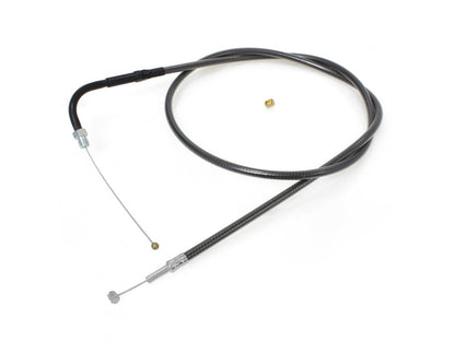 38-1/2in. Throttle Cable - Black Pearl. Fits Big Twin 1990-1995.