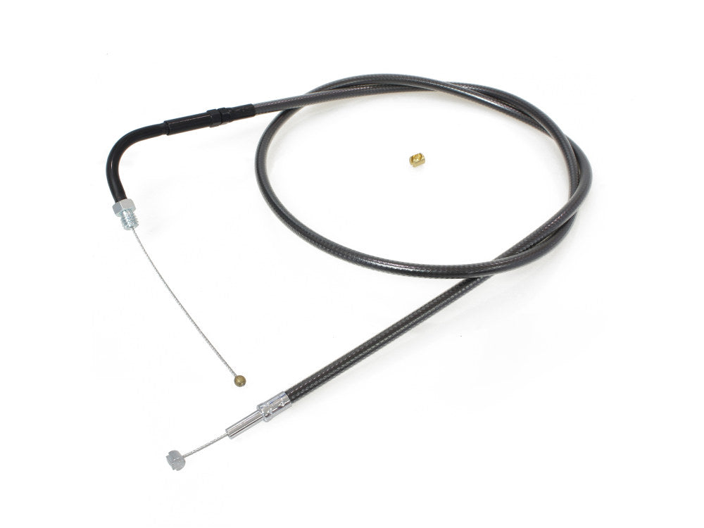 41-1/2in. Throttle Cable - Black Pearl. Fits Big Twin 1990-1995.
