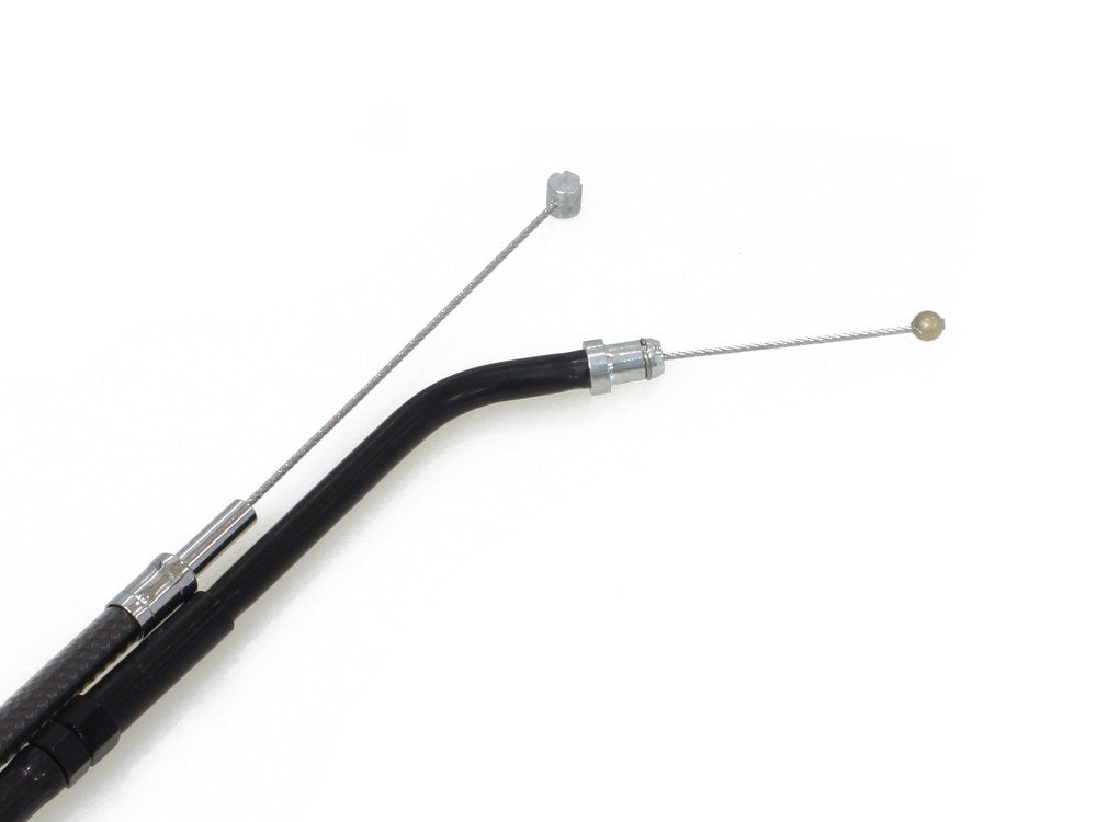 34in. Throttle Cable - Black Pearl. Fits Sportster 1996-2006.