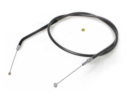 38in. Throttle Cable - Black Pearl. Fits Sportster 1996-2006.